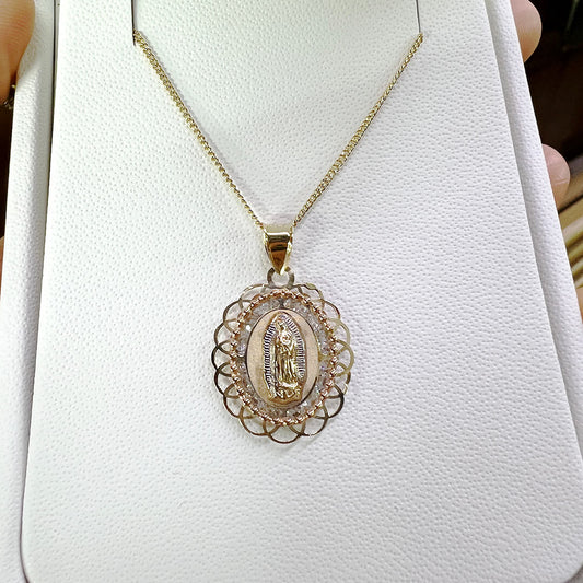 Medalla Virgen con Diseño