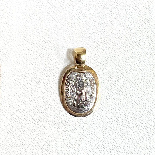 Medalla de San Juan Diego 14k