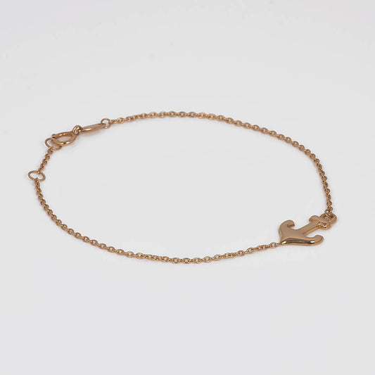 Pulsera Cadena con Ancla 14k