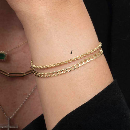 Pulsera Torsal 14k