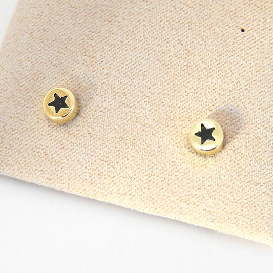 Estrella CZ negra tambor