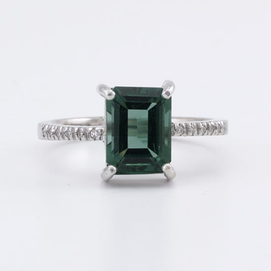 Imperial diopside y diamantes