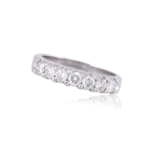Prongs diamond band 0.70qts