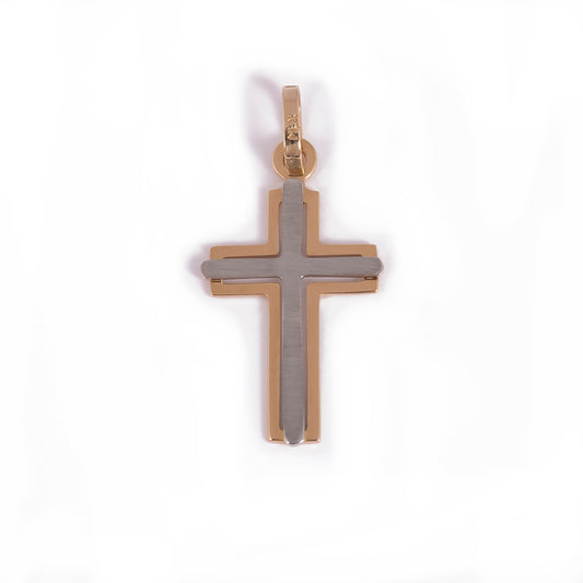 Cruces oro combinado