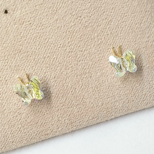 Mariposa Cristal amarillo