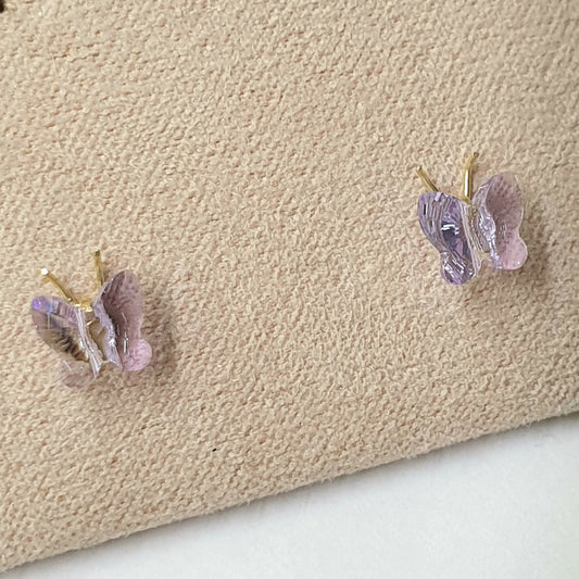 Mariposa Cristal lila