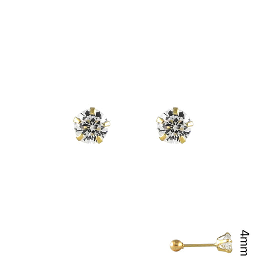 Coqueta Circonia Cubica 4mm