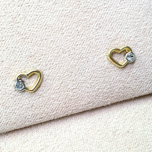 Corazón con circonia