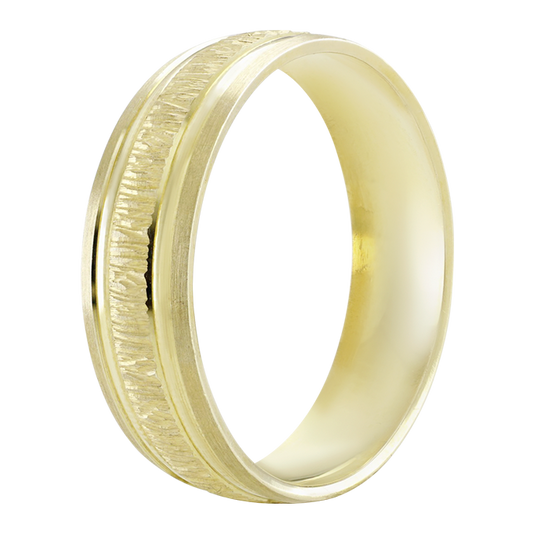 Argolla 6mm mate y bisel con carrucha