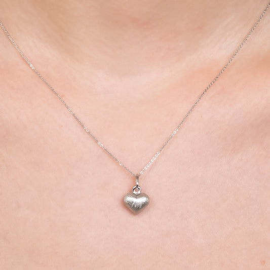 Cadena y Dije de Corazón Mate