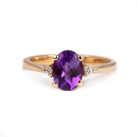 Ema con Amatista Oval