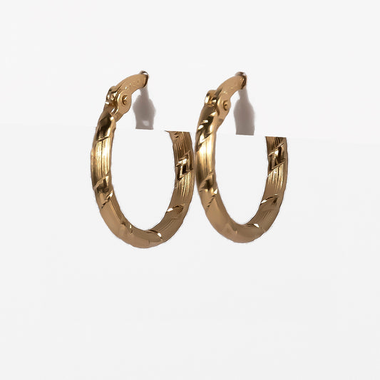 Arracada mate y pulido