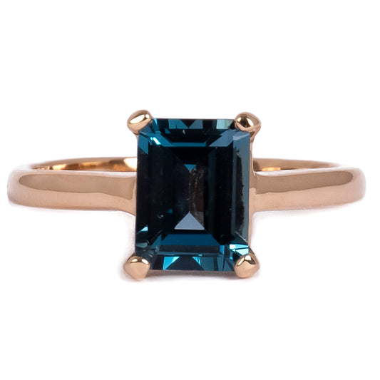 Solitario London Blue Topaz